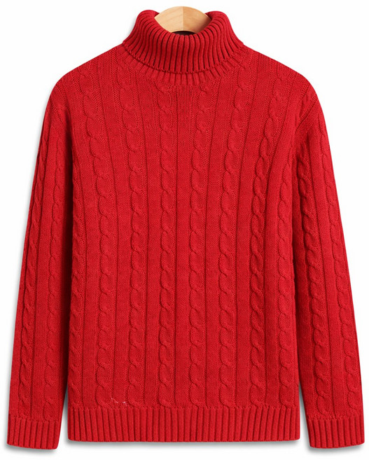 탑보이 꽈배기 폴라니트 (TR702)