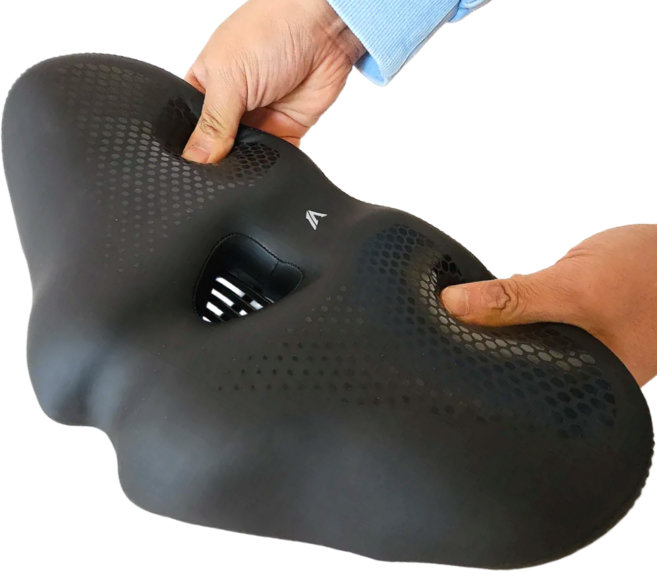 트루행센 코없는 무통증 안장 넓은, 블랙, 1개