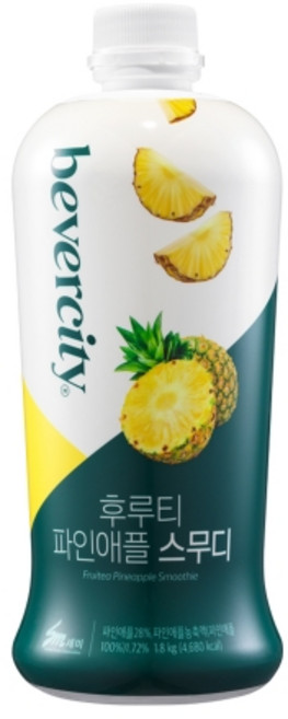 베버시티 후루티 파인애플 스무디 1.8kg, 1개, 1.8L