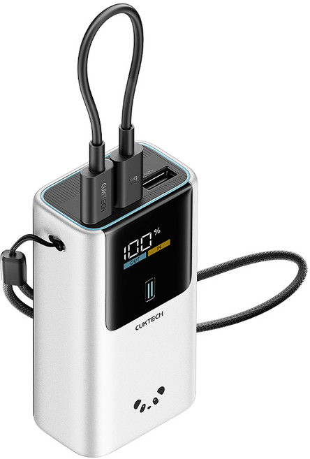 酷態科 PB1055 行動電源 55W快充 10000mAh 3C認証, 白色