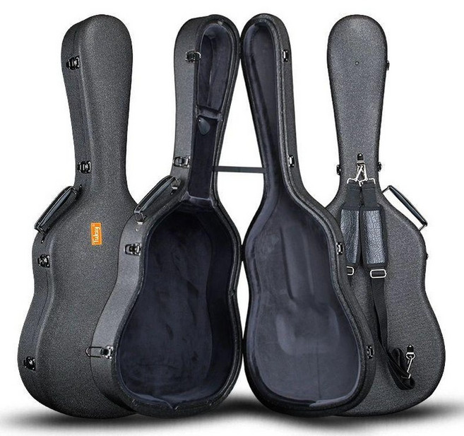 기타 하드케이스 통기타 보관함 백팩 일렉 충격방지, 1개, 40/41 블랙그레이 경량 더블 숄더형
