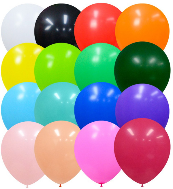 별이네파티 30cm 스탠다드 라운드 풍선 (50입) 생일 이벤트 파티 장식 일반 풍선, 2개, 혼합