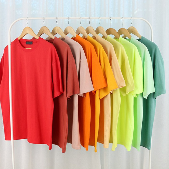 오마보이 남성용 무지 반소매 박스 반팔티 (20컬러)