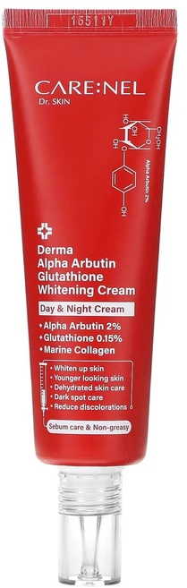 아이허브 CareNel (케어넬) Derma 알파 알부틴 글루타치온 화이트닝 크림 45ml(1.52fl oz), 1개, 45ml - 쿠팡