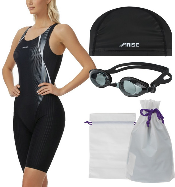 어라이즈 여성 반신 빅사이즈 수영복 세트 ASIW117HBGCP