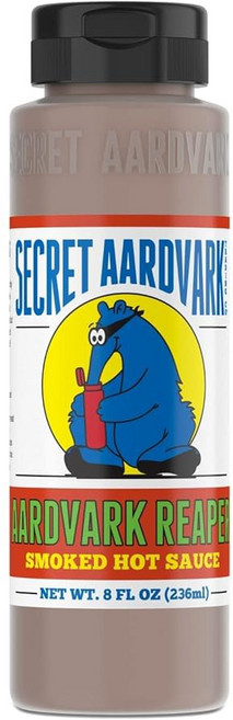 시크릿 아드박 스모키 치폴레 핫소스 - 페퍼 & 구운 하바네로스 마일드 소스 비유전 저설탕 저탄수화물 마리네이드 8 fl oz 1, Reaper, 8 Fl Oz (Pack of 1), 1개