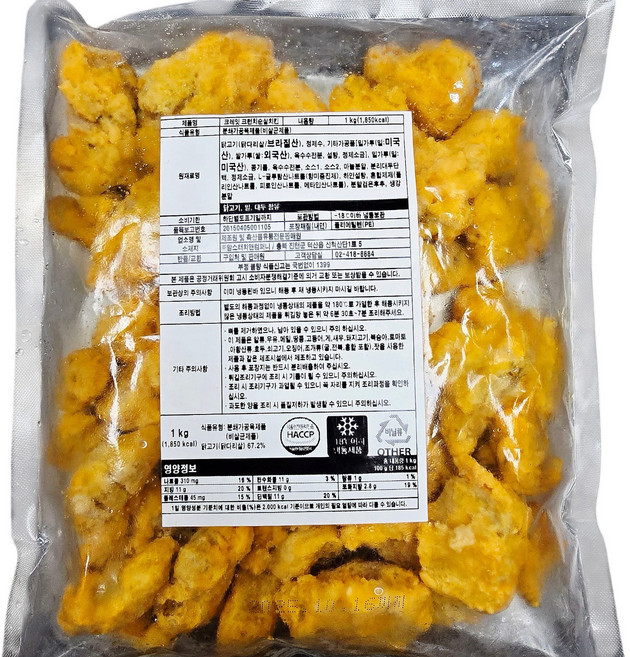 크레잇 크런치 순살치킨 1kg, 10개