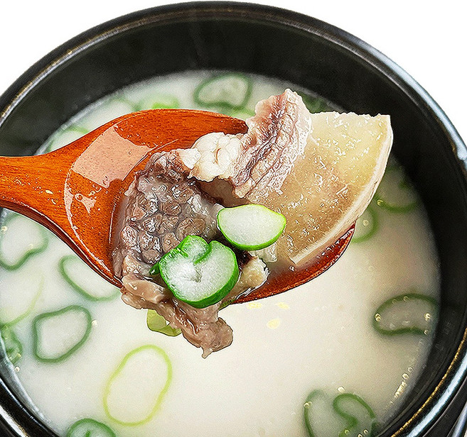 가마솥 곤지암 한우 소머리곰탕 / 수육 진한국물 보양 어르신 국밥 장터, 3개, 600g