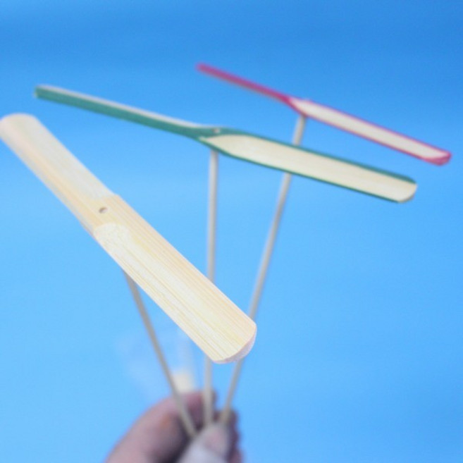 竹蜻蜓 標準型 彩繪竹蜻蜓 DIY竹蜻蜓 空白竹蜻蜓 童玩竹蜻蜓, 一支入