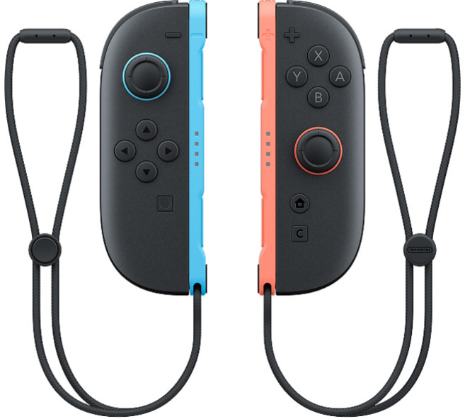 Joy-Con2 左右手控制器 (L)淺藍色/(R)淺紅色, 1個, 左右控制器(L)淺藍色(R)淺紅色, 淺藍色/淺紅色