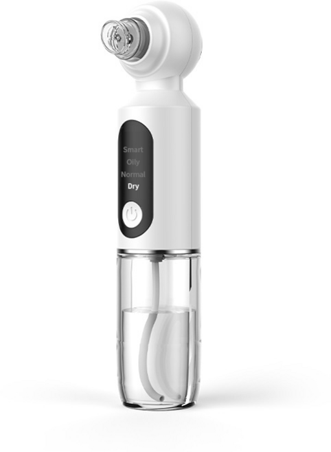 Keka 진공 피지 흡입기 항온 온열 온찜질 강도 조절 6종 헤드 피지 제거기, 화이트