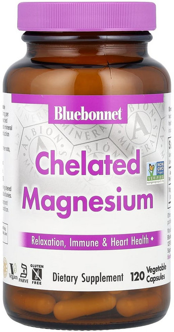 블루보넷뉴트리션 마그네슘 킬레이트 베지캡슐 120정, 1개