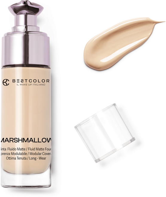 베스트컬러메이크업 - 파운데이션 마시멜로 매트 플루이드 MARSHMALLOW MATTE FLUID FOUNDATION - Best Color Makeup, A03팬케이크, 1개