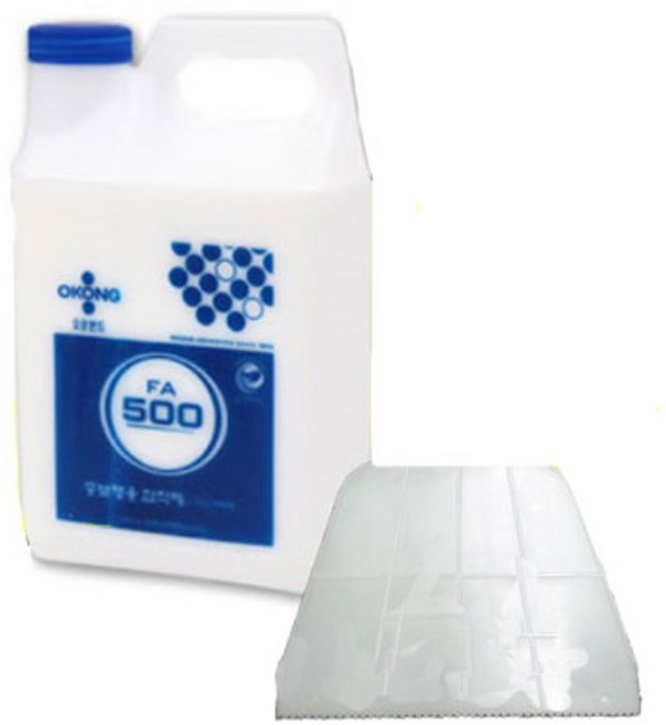 오공 바닥 장판 데코타일 접착제 FA500 + 스크래퍼