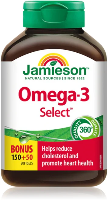 해외(자미에슨)Jamieson 오메가-3 셀렉트 200정, 1개 - 쿠팡