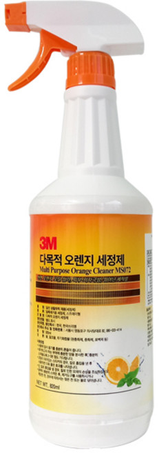 JanGoon 3M 다목적 오렌지 세정제 820ml 다용도세정제/가정/사무실/산업현장/청소, 1개