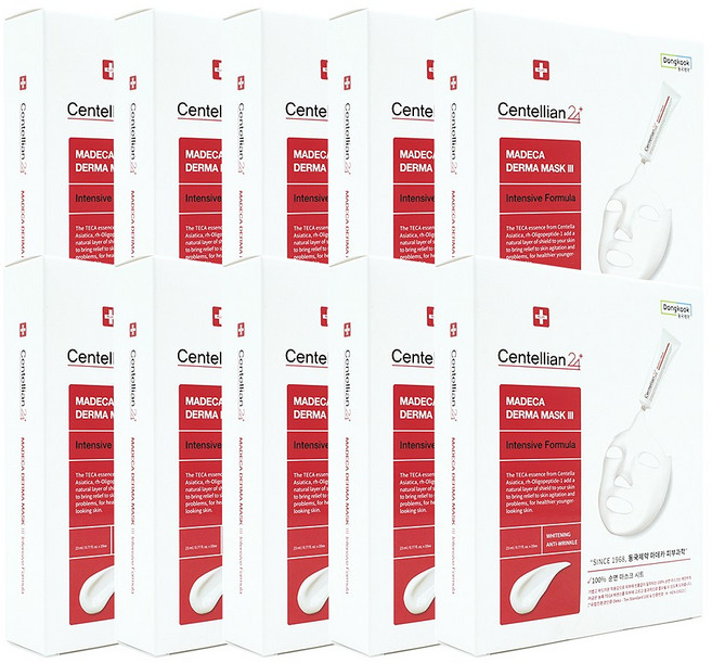 동국제약 마데카 더마 마스크팩3 인텐시브 포뮬러, 10개입, 10개