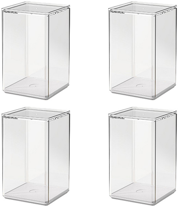 윈라이트 미니 피규어장식장 투명진열장 케이스 레고 보관함, 1개