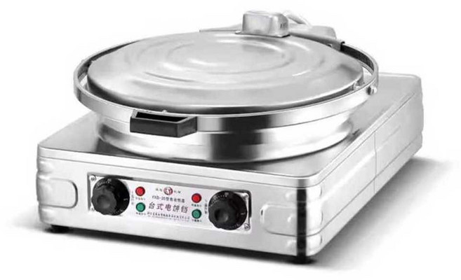 버블호떡기계 전기식 공갈빵 길거리 냄비 노점상 간식, 1개, 3kW/직경 40cm/깊이 5.0cm/디지털