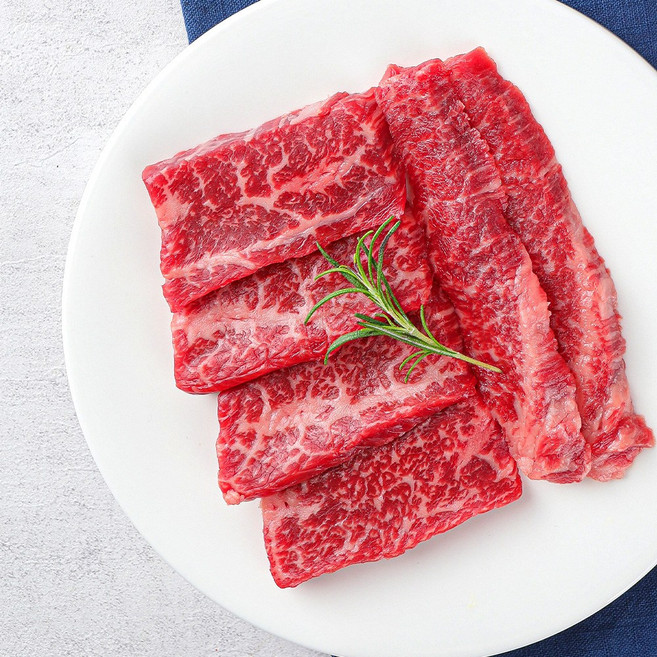 [대명축산식품] 1+등급 국내산 한우 업진살 200g, 1개