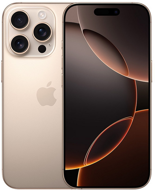 Apple 정품 아이폰 16 Pro 자급제, 데저트 티타늄, 256GB