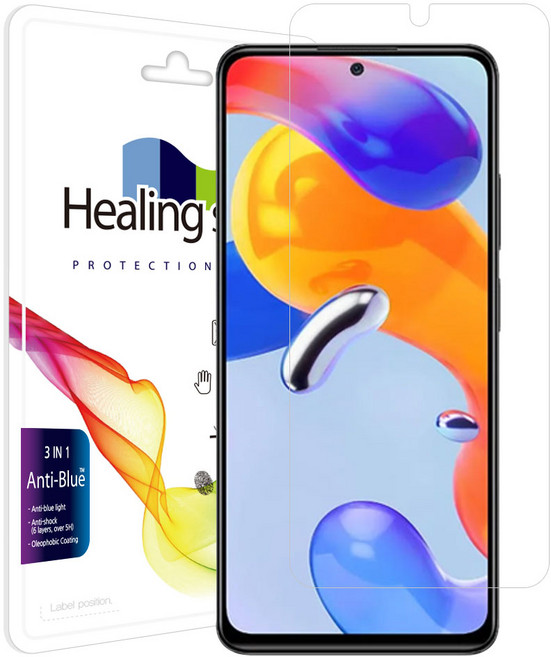 샤오미 홍미노트11 프로 5G 블루라이트차단 액정보호필름 1매, 1개