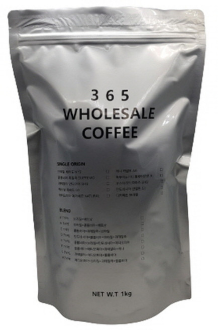 에티오피아 예가체프 원두커피 (당일 로스팅), 1kg, 1개, 홀빈(분쇄안함)