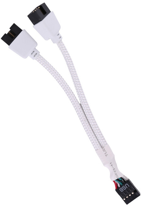 미니 USB 9 핀 데이터 전송 케이블 차폐 USB 2.0 9 핀 스플리터 케이블 15cm