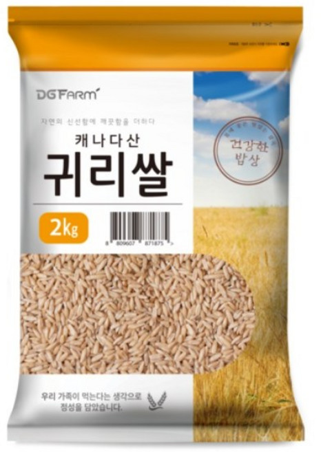 대구농산 귀리쌀, 2kg, 1개