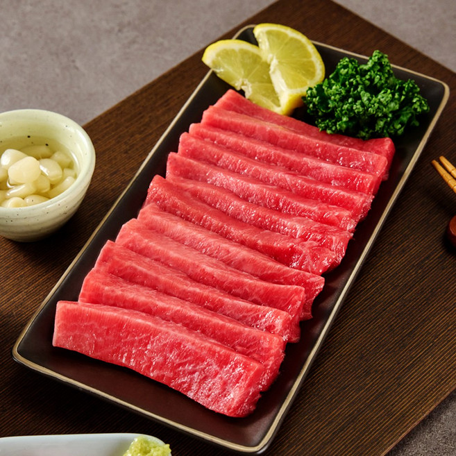 튜나바이브 적신 400g(혈합육제거) 유럽인증제품 프리미엄 참다랑어 속살 아까미 소중량 유럽수출 최고급 냉동 참치회 혼마구로 오마카세, 1개, 400g