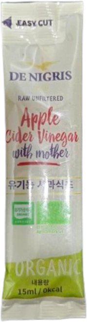 데니그리스 유기농 사과식초 애사비 스틱형, 15ml, 30개 - 쿠팡