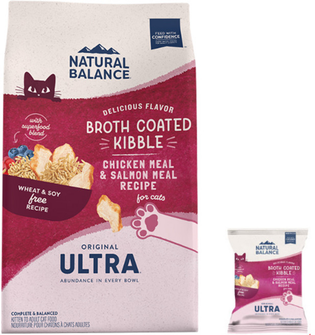 내추럴발란스 고양이 오리지날 울트라 닭 연어 캣 레시피 샘플증정, 6.8kg, 1개