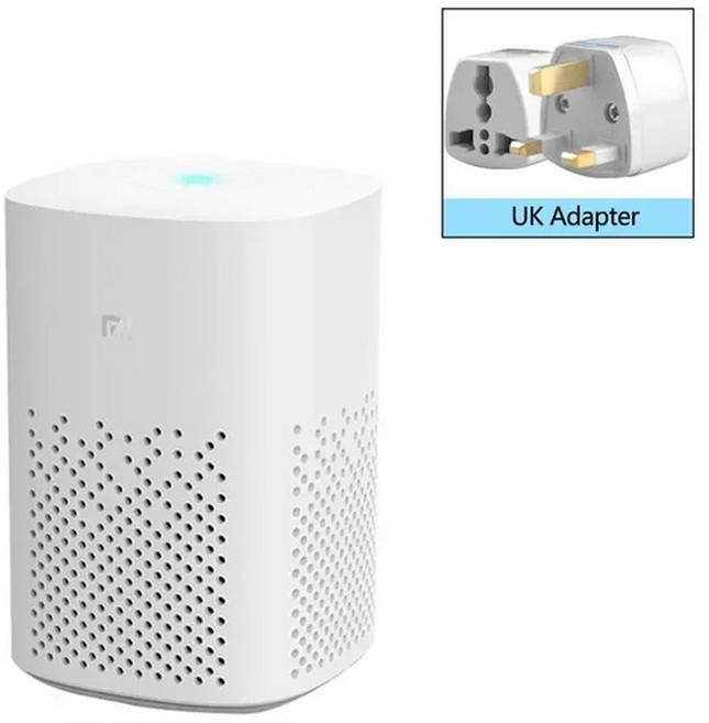 Xiao mi Xiaoai 스피커 재생 Wifi 블루투스 호환 4.2 스테레오 음악 플레이어 음성 원격 제어 Mi 스피커 스마트 폰용, Add Uk Adapter, Speaker