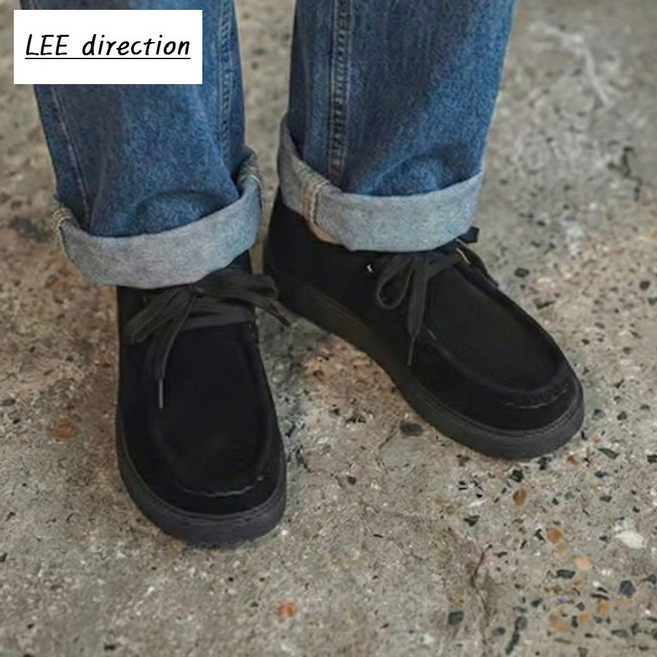 리디렉션 발편한 스웨이트 키높이 왈라비 로퍼 스니커즈 (2 color)