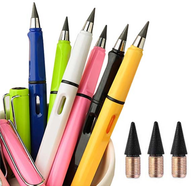 무한연필 랜덤 10종 + 연필심 10개 세트