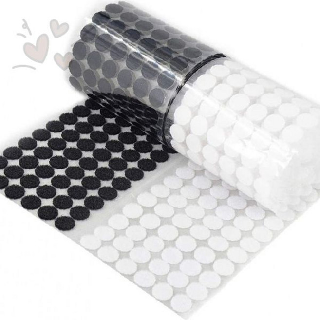 가구 바닥 의자 책상 테이블 벽면 보호 미끄럼 방지 소음 차단 원형 테이프 흰색, 1개, 화이트_1cm