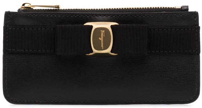 페라가모 바라 보우 레더 장지갑