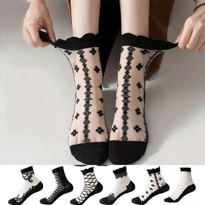 포플러컴퍼니 여성 시스루 시원한 양말