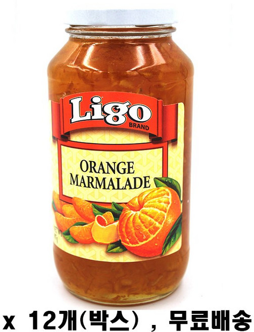 리고 오렌지 마멀레이드, 907g, 12개