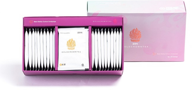 유기농금관동충하초100% 유기가공식품 2g x 30티백 금관차, 1개, 30개입, 60g