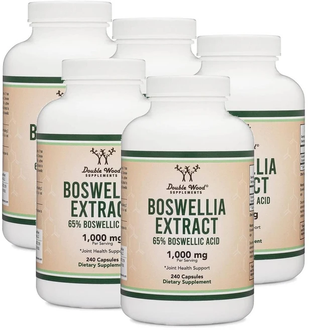 더블우드 보스웰리아 추출물 1000mg 캡슐 Double Wood Boswellia, 5개, 240정 - 쿠팡