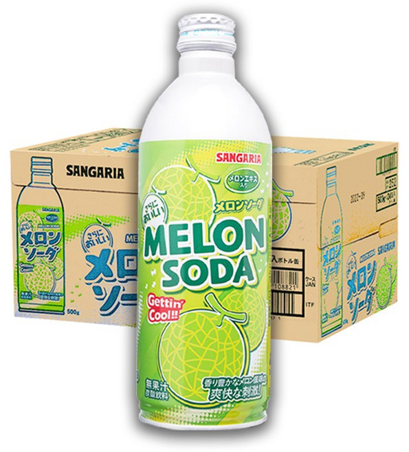 산가리아 멜론소다, 500ml, 24개