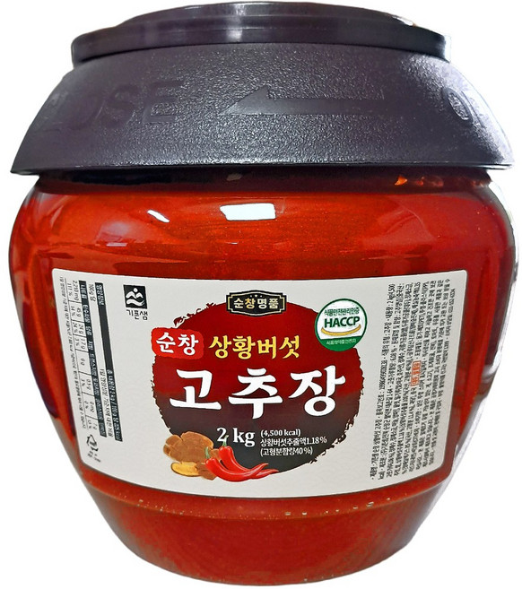 순창 상황버섯 고추장, 1개, 2kg