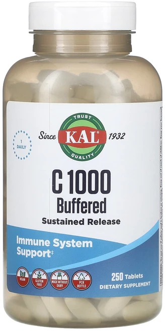 Kal C 1000mg 버퍼드 타블렛, 1개, 250정 - 쿠팡