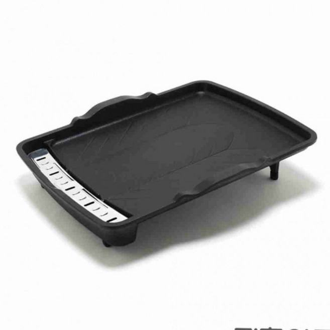 사각 고기 구이판 기름받이 와이드 삼겹살 불판 철제 휴대용