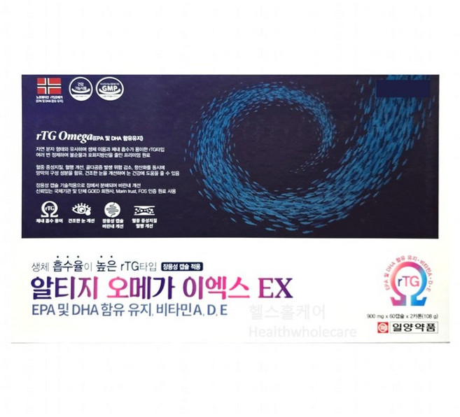 일양약품 알티지 rtg 오메가3 이엑스 ex, 120정, 1개