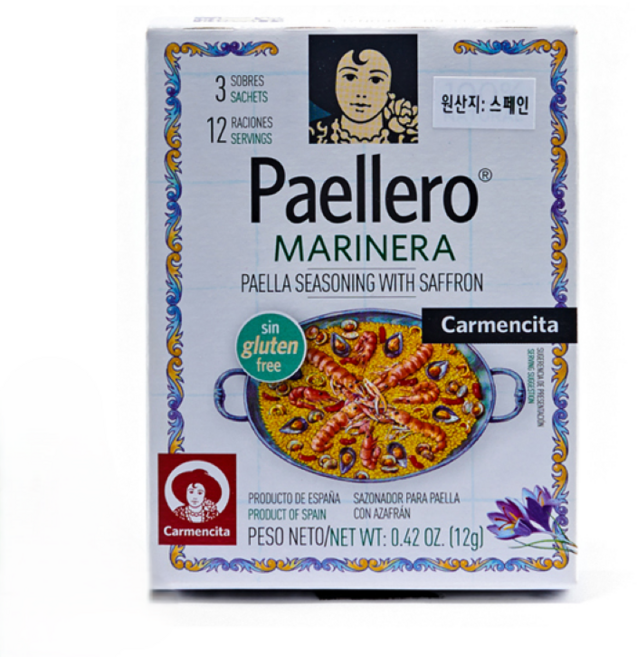 카르멘시타 씨푸드 빠에야 시즈닝, 12g, 2개