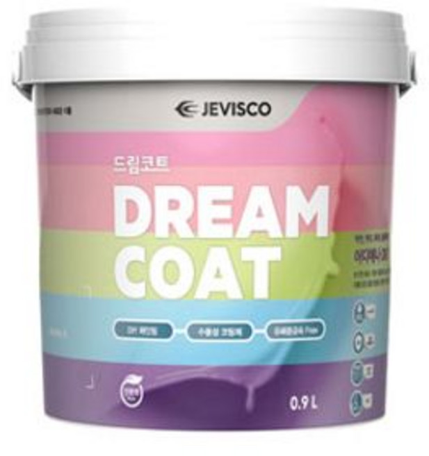 제비스코 드림코트 에그쉘광, 검정, 0.9L, 1개
