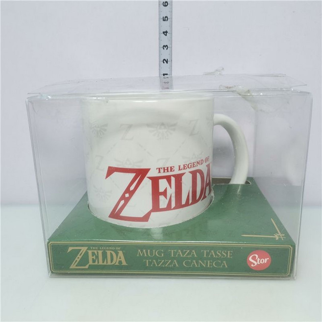 젤다의 전설 도자기 머그컵 350ml, 화이트, 1개