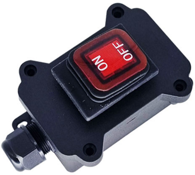 고용량 방수스위치 30A 산업용 솔라패널 중간스위치 IP67 싱글 SPS108, 1개